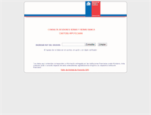 Tablet Screenshot of consultacartera.minvu.cl
